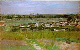 Berthe Morisot Le village de Maurecourt painting